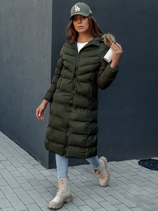 Damen Wintermantel LUXWARM grün Dstreet TY4377