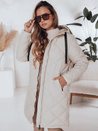 Damen Winterjacke SNOWVIBE hellbeige gesteppt Dstreet TY4990