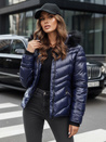 Damen Winterjacke mit Kapuze CRUNKIES navy blau Dstreet TY4491