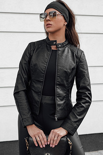 SKINVEX Damen Lederjacke schwarz Dstreet TY4629