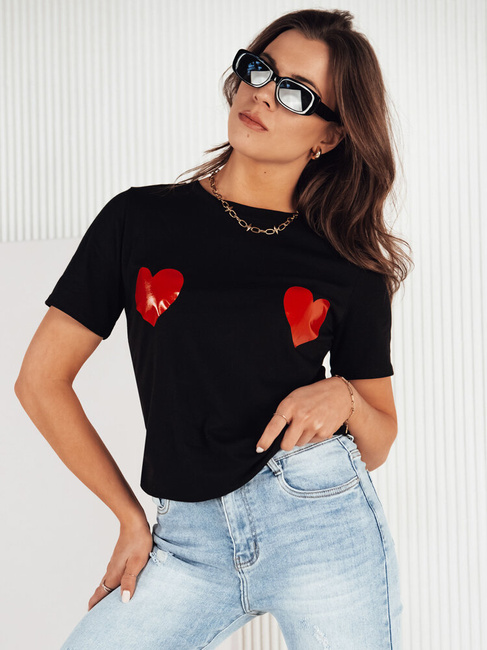 Damen T-shirt PALIS schwarz Dstreet RY2430