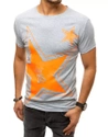 Herren T-shirt mit Aufdruck Hellgrau Dstreet RX4361