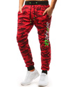 Herren Sporthose Jogger Camo Rot Dstreet UX3514