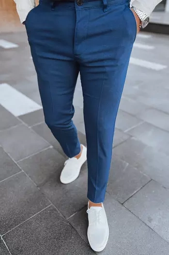 Herren Chinohosen Farbe Dunkelblau DSTREET UX3979