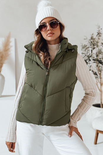 Damen Steppweste LIKEHUGS grün Dstreet TY4977