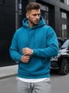 Herren Kapuzenpullover Hellblau Dstreet BX5108