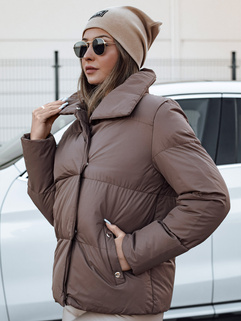 Gesteppte Damen-Winterjacke LARO Damen camel Dstreet TY4728_2