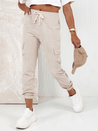 Gestreifte Damenhose CHICCORD beige Dstreet UY2174