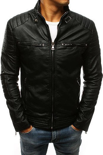 Herren Kunstlederjacke Farbe Schwarz DSTREET TX3265