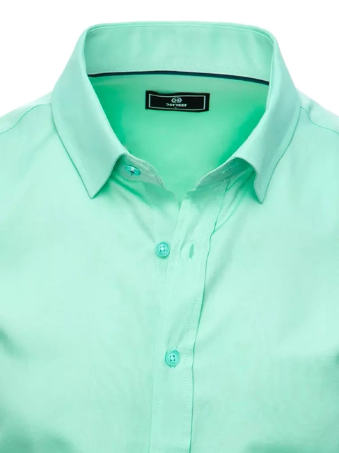 Herren Elegant Hemd Farbe Minzegrün DSTREET DX2433