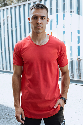 Herren T-shirt Rot Dstreet RX5602