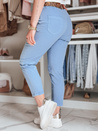 Damen Freizeithose mit Gürtel MADELINA blau Dstreet UY2626
