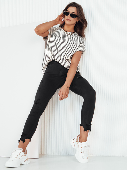 Damen Denim-Hose FAROL schwarz Dstreet UY1906
