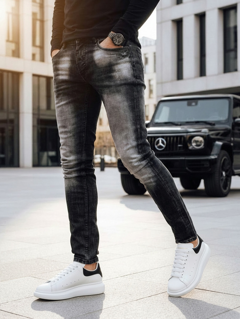 Herren Jeanshose Schwarz Dstreet UX3818