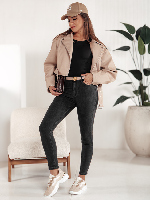 Damen SLIMLEGS Denim-Hose schwarz Dstreet UY2241
