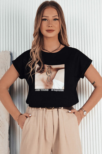 Damen FALCI T-shirt schwarz Dstreet RY2397