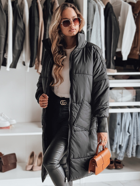 Damen Oversize-Jacke NADIA schwarz Dstreet TY2436z