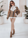 Damen Schafsfelljacke braun Dstreet TY5124