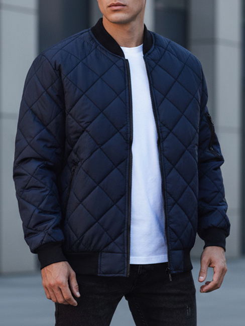 Herren Gesteppte Bomberjacke Weinrot Dstreet TX2217