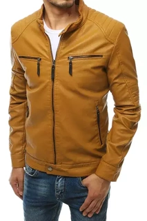 Herren Kunstlederjacke Khaki Dstreet TX3762