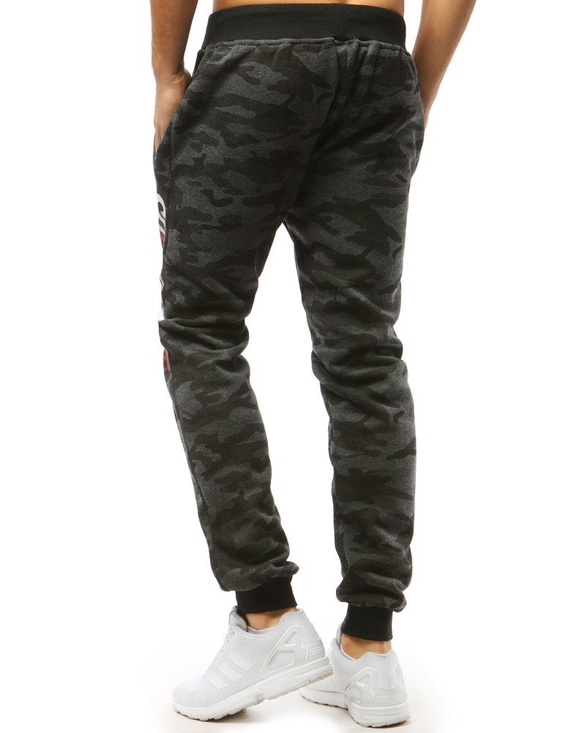 Herren Sporthose Jogger Camo Anthrazit Dstreet UX3512