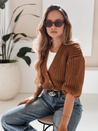 Damen Strickjacke NUTI Farbe Camel DSTREET MY1678