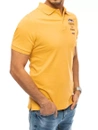 Herren Poloshirt mit Stickerei Gelb Dstreet PX0435