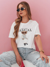 Damen-Teddybär T-Shirt MISTREET weiß Dstreet RY2874