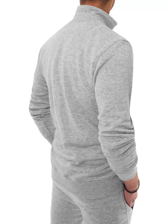 Herren Sweatshirt Zip Grau Dstreet BX5036