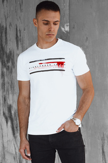 Weißes Herren-T-Shirt Dstreet RX5533