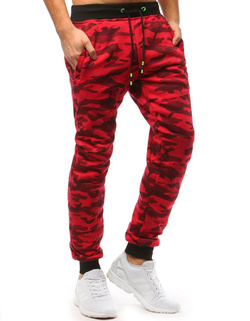 Herren Sporthose Jogger Camo Rot Dstreet UX3514_3