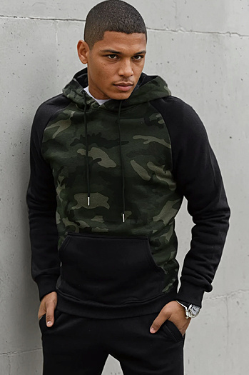 Herren Kapuzenpullover Farbe Grün DSTREET BX5485