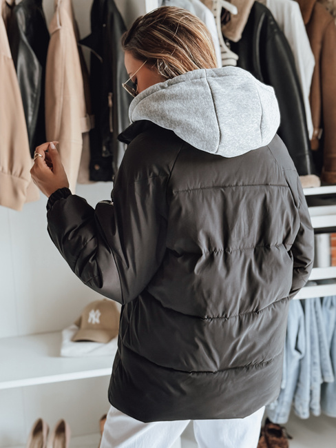 Damen Winterjacke SPACE Farbe Schwarz DSTREET UX4070