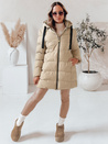 Damen Winterjacke mit Kapuze GABRIELLE beige Dstreet TY4365