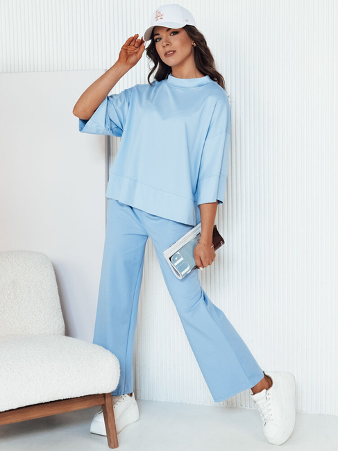 Damen Oversize Bluse CHARMA Farbe Himmelblau DSTREET RY2474