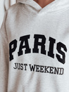 Damen Kapuzenpullover PARISSIA grau Dstreet BY1456