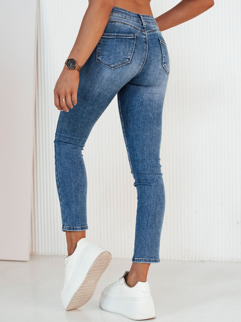 Damen Jeans mit hoher Taille BEVINO Farbe Blau DSTREET UY1919