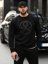 Herren Sweatshirt bedruckt schwarz Dstreet BX5948