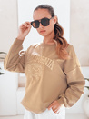 Damen Oversize Sweatshirt CALIFORNIA DREAM Farbe Beige DSTREET BY1194