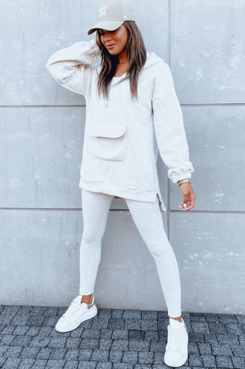 Damen Trainingsanzug-Set MAYALAN  Farbe Hellgrau DSTREET AY0941