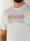Herren T-shirt mit Aufdruck Farbe Grau DSTREET RX5436