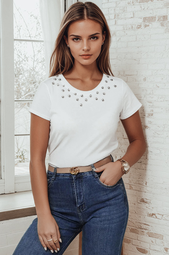 UMARUS Damen-T-Shirt weiß Dstreet RY2379