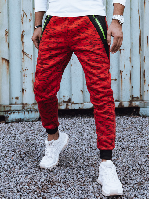 Herren Jogginghose rot Dstreet UX4442