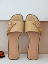 Damen Flip-Flops TEDDYLUXE beige Dstreet ZY0955
