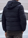 Herren Steppwinterjacke mit Kapuze navy blau Dstreet TX4840_4