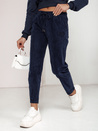 Damen Freizeithose Einheitsgröße VELVITO Cord navy blau Dstreet UY2288_1
