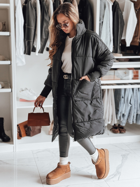 Damen Oversize-Jacke NADIA schwarz Dstreet TY2436z