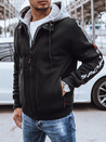 Herren Sweatshirt mit Aufdruck Farbe Schwarz DSTREET BX5612