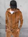 Herren Sweatshirt mit Reißverschluss Farbe Camel DSTREET BX5542