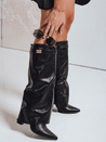 Stiefel mit breitem Schaft schwarz Dstreet ZY1119